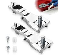 Tuwonwa 2PCS Door Handle Hinge Repair Kit, for 500 Exterior Handle, Professional Metal Replacement Hinge for Drivers or Passenger Side, Compatible with OEM 51964555 51939041 for 500, 500 147 GT