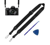 Tuwonwa Adjustable Shoulder Strap, Black Nylon, Cross Body Bag Strap with Quick Release, Universal Handbag Straps Crossbody, Replacement Shoulder Strap for Camera,Tablet, Laptop, Luggage