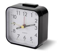 Tuwonwa Alarm Clock, Silent Alarm Clocks, Battery Alarm Clock Silent Non-Ticking Bedside Desk Clock with Snooze, Ascending Loud Beep Alarm, Luminous Hands, Nightlight, for Bedrooms, Office, Travel
