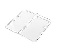 Tuwonwa New 3DS XL Case, Protective Clear Crystal Hard Guard Case, for New 3DS XL 2015 Model, Crystal Transparent Protective Cover Skin, Slim Lightweight Design with Full Access, Modified Hinge