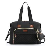 Tuwubi Tuwubbi Diaper Bag backpack with Pacifier Case Large Travel Diaper Tote for Mom and Dad Multifunction Large Baby Bag, Black, 1 Count (Pack of 1), Travel Backpacks