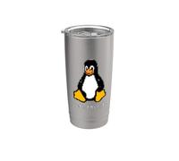 Tux Linux Penguin - sudo rm -rf/Computer Science Computers Stainless Steel Insulated Tumbler