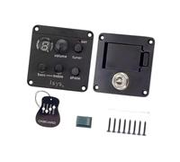 TUXCAXI Acoustic Guitar Pickup EQ Preamp System With Guitar Equalizer Pickup For Musicians On Move Prewired And Low Profile Control Knobs. Made PP Environmentally Friendly Metal