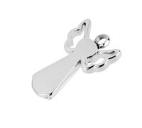TUXCAXI Cremation Pendant Openable Jewelry Beautiful Silver Keepsake | Hold Tiny Items Ashes Crushed Flowers Or Fragrance Stainless Steel Ash Urn Holder