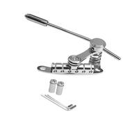 TUXCAXI Electric Guitar Bridge Stop Bar Tailpiece Maintains High Performance With Durable Construction Especially LP Shaped Electric Guitars. Guitar Part Is, Silver, 25x10x4.5cm