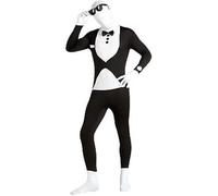 Tuxedo Bodysuit Adult Costume | 2nd Skin/Morph Medium (Shorter than 5'4" tall)