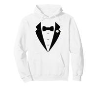 Tuxedo Bow Tie, Funny Gentlemens suit Pullover Hoodie