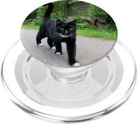 Tuxedo Cat Black and White PopSockets PopGrip for MagSafe