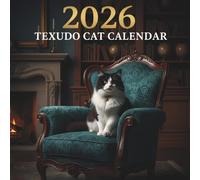 Tuxedo Cat Calendar 2026: Featuring Elegant Black-and-White Cats with Playful Personalities