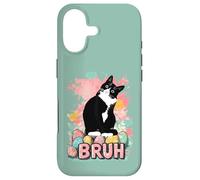 Tuxedo Cat Easter Eggs Bunny Bruh Teens Mom Dad Funny Case for iPhone 17