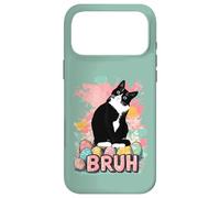 Tuxedo Cat Easter Eggs Bunny Bruh Teens Mom Dad Funny Case for iPhone 17 Pro Max