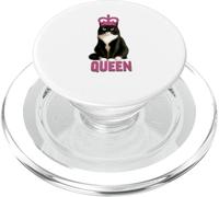 Tuxedo Cat Royalty the Boss and the Queen Royalty PopSockets PopGrip for MagSafe