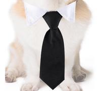 Tuxedo Dog Collar - Cotton Stylish Retro Cute Outfit,Dog Neck Bow Collar - for Wedding Valentine's Day Daily Wear Parties Outdoor