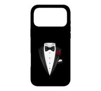Tuxedo Tux Bowtie Rose Wedding Groom Costume Case for iPhone 17 Pro Max