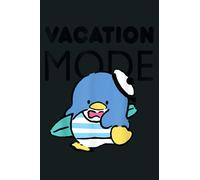 Tuxedosam Vacation Mode Surfer Surfing Penguin: Notebook Planner - 6x9 inch Daily Planner Journal, To Do List Notebook, Daily Organizer, 114 Pages