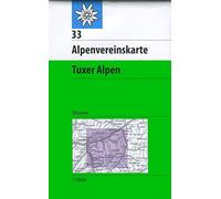 Tuxer Alpen ski (33 S) (Alpenvereinskarte)