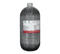 TUXING 4500psi High Pressure Composite Cylinder, 2.5L Carbon Fiber Tank, Diving Scuba Tank, PCP Paintball Air Tank (Empty Bottle), M18*1.5 (2.5L)