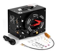 TUXING PCP Air Compressor,Max 4500PSI/300Bar,Fast Fill for Paintball Tank | Auto Shut-Off,Built-in DC12V/AC220V Dual Power Converter,Oil&Water-Free,Paintball and Scuba Tank Compressor Pump