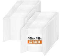 TUXITA Trifold Poster Board,32 Pack 36" x 48" Large White Corrugated Poster Boards,Science Fair Display Boards,Project Boards Perfect for School Projects, Event Displays and Business Presentations