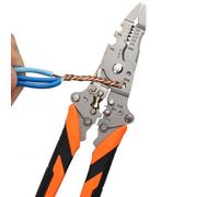 Tuxuseo 14-in-1 Stripping Pliers with Flow Measuring Function, 2025 Upgrade, Multi-Purpose Stripping Pliers, Tension Tester Tongs, Cable Cutter for Stripping, Winding, Crevices