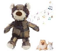 Tuxuseo 2025 Indestructible Robust Bear, Squeaky Interactive Dog Toy Made of Plush, Interactive Dog Toy, Unbreakable Plush Toy to Keep You Busy
