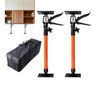 Tuxuseo Cabinet Lifter, Adjustable from 48 to 114 cm, Third Hand, 30 kg Load Capacity, Easier Levelling Bar, Elevator Bracket for Electrical Appliances, Construction, Refrigerator, Awning