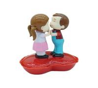 Tuxuseo Car Decoration for the Dashboard, Car Dashboard Decoration with Solar Figures, Kissing Couple with Bobble Head Collectible Figures, Car & Home Accessories Decoration for Car and Home