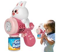 Tuxuseo Children's Bubble Machine, Electric Bubble Game Machine in Animal Shape, Educational Summer Activities, Portable Party Accessory for Garden Parties, Beach Trips and Sensory