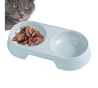 Tuxuseo Dog Bowls, Raised Double Dog Bowls, Feeding Bowls for Small, Medium, Large Dogs, Cats, Pet Food, Water Dispenser, Puppy Accessories