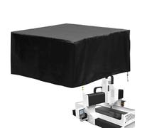 Tuxuseo Dust Cover for the Printer, Waterproof Printer Cover, Sewing Machine Housing Made of Oxford Heavy Duty - Black Case Printers Protector Dust Cover for the Work Area