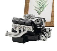 Tuxuseo Engine Model, Metal Model Kit, Educational and Science Toys for Teenagers, Sons, School Classes, Teenagers, Friends, Women, Daughters, Learning, Home, Girls and