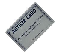 Tuxuseo Funny Excuse Card, Funny for Christmas Stocking - Humorous Wallet Cards for Excuses - For Adults at Work, For Family and Friends