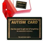 Tuxuseo Funny Excuse Card - Funny for Christmas Stocking - Practical Communication Aid Cards - For Adults at Work, For Family and Friends