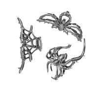 Tuxuseo Halloween Pin - Gothic Hair Clips Size M - 3 Pieces Practical Halloween Clips for Women Girls School Travel Events