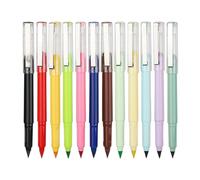 Tuxuseo Inkless Pen - Forever Durable, Pack of 12 Eternal Writing for Writing & Sketching for Home Office School Drawing Device