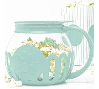 Tuxuseo New Popcorn Machine Snack Popcorn Machine Popcorn Pot Air Poppers 2.25 Quart Popcorn Bowl Made of Borosilicate Glass Dishwasher Safe