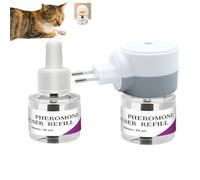 Tuxuseo Pheromone Diffuser for Soothing Cats, Relieves Stress, Calming Diffuser for Cats | For Quiet Home Comfort Socket Adapter