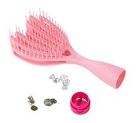 Tuxuseo Real Hair Brush for Storing Valuables | Portable Double Bottom Container - Jewellery Storage Box for Safety when Travel, Fishing, Camping, Picnic, On