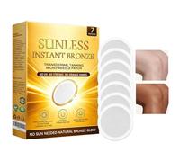 Tuxuseo Tanning Plasters Without Son-ne, Self-Tanning Stickers with Needles, Natural Ingredients, Streak-free Tan for All Skin Types, Face and Body