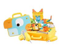 Tuxuseo Tool Set for Children, Realistic Multifunctional Game with Fun Factor, Children's Workbench Construction Set, Boys Family School Home Creativity Brain Training