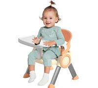 Tuxxjzm Baby Chair for Eating,Booster Seat for Table | Lightweight Game Stool, Multifunctional Compact Floor Seat with Music for Studying, Playing