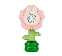 Tuxxjzm Bubble Machine for Kids - Automatic Bubble Machine Blower - Shake Head Flower Portable Interactive Toys with Colorful Lights, Backyard Games for Boys Girls