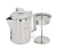 Tuxxjzm Campfire Coffee Pot - Stainless Steel Coffee Percolator - 9 Cup Stovetop Percolators, Group-Friendly Camping Percolator For Camping