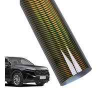 Tuxxjzm Carbon Fiber Car Wrap Film - Car Sticker Carbon Fiber Vehicle Decal,High-Toughness Stylish Interior Decoration for Adults Enhanced Vehicle Aesthetics