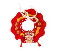 Tuxxjzm Cat Handmade Knitted Crochet Bib | Breakaway Kitten Collar,Handmade Knitted Crochet Bib for Cat, Winter Adjustable Pet Collar for New Year, Walking, Home