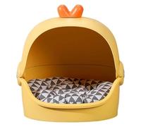 Tuxxjzm Cat Houses for Indoor Cats, Cat Beds for Indoor Cats, Waterproof Cat Bed, Cave, Small Cat House, Semi-Closed Warm Cave Nest Cat Bed House for Small Pets