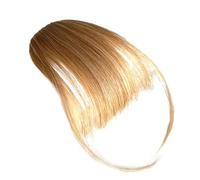 Tuxxjzm Clip on Real Hair Bangs | Human Fringe Women Forehead Clip-in Bangs | Hair Extensions Bangs Cover Thinning Hair Daily Girlfriend Wear Hairpieces for Travelling