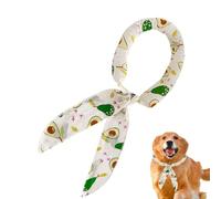 Tuxxjzm Cooling Collar for Dogs - Instant Cooling Ice Collar Scarf | Pet Supplies Cat Scarf Wrap Avocado Print, Adjustable for Small Medium Large Breed