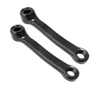 Tuxxjzm Crank Arm, Mountain Bike Tooth Plate Crank - 127mm Replacement Parts Accessory for Track Urban Racing Road Cycling Long-Distance Riding Trail Training