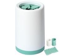 Tuxxjzm Dog Paw Washing Cup, Leakproof Pet Paw Cleaner Muddy Feet Washer, Dog Brushes, Soft Foot Cleaning Machine, Enhanced Cleaning Efficiency